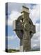 Celtic Style Cross, Graveyard at Burrishoole Abbey, Near Newport, County Mayo, Connacht, Ireland-Gary Cook-Premier Image Canvas