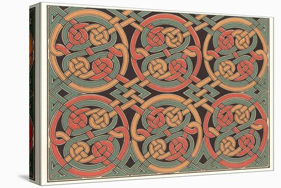 Celtic Weave Pattern-null-Stretched Canvas