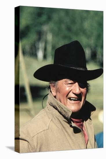 Cent Dollars pour un Sherif TRUE GRIT by Henry Athaway with John Wayne, 1969 (photo)-null-Stretched Canvas