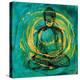 Centered Buddha-Kellie Day-Stretched Canvas