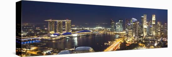 Central Business District and Marina Bay Sands Hotel, Singapore-Jon Arnold-Premier Image Canvas