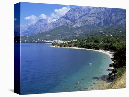 Central Dalmatian Coastline Known as Makarska Riviera, Dalmatia, Croatia, Europe-Tony Gervis-Premier Image Canvas
