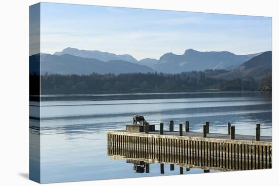 Central Fells, Scawfell, and the Langdale Pikes Viewed from Low Wood Race Cannon-James Emmerson-Premier Image Canvas