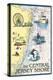 Central Jersey Shore - Nautical Chart-Lantern Press-Stretched Canvas