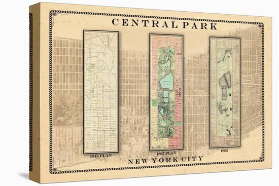 Central Park Development Composition1815-1885 - light, New York, United States, 2007-null-Premier Image Canvas