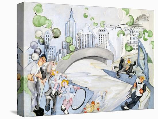 Central Park-Zelda Fitzgerald-Stretched Canvas