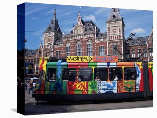 Central Station and Tram Terminus, Amsterdam, Holland-Michael Jenner-Premier Image Canvas