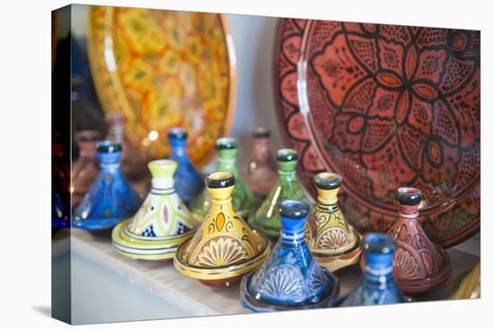 Ceramics for Sale, Essaouira, Formerly Mogador, Morocco, North Africa, Africa-Matthew Williams-Ellis-Premier Image Canvas