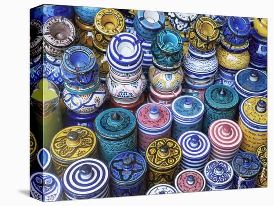 Ceramics for Sale in the Souk in the Medina, Marrakesh, Morocco, North Africa, Africa-Lee Frost-Premier Image Canvas