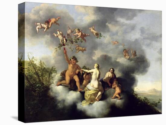 Ceres, Bacchus, Venus and Cupid-Cornelis van Poelenburgh-Premier Image Canvas