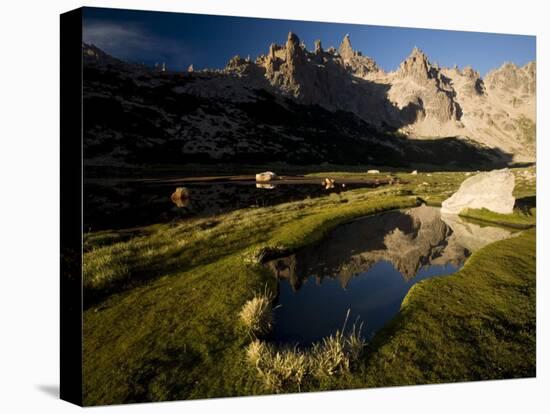 Cerro Catedral Reflected in a Tarn, Bariloche, Rio Negro, Argentina, South America-Colin Brynn-Premier Image Canvas