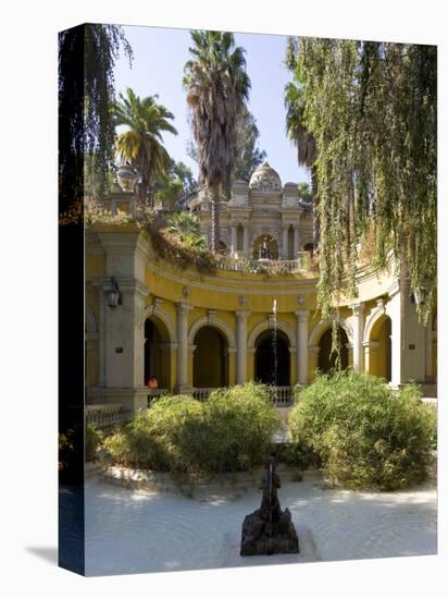 Cerro Santa Lucia and the Ornate Terraza Neptuno Fountain, Santiago, Chile-Gavin Hellier-Premier Image Canvas