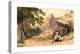 Cervara, Colored Lithograph-Edward Lear-Premier Image Canvas