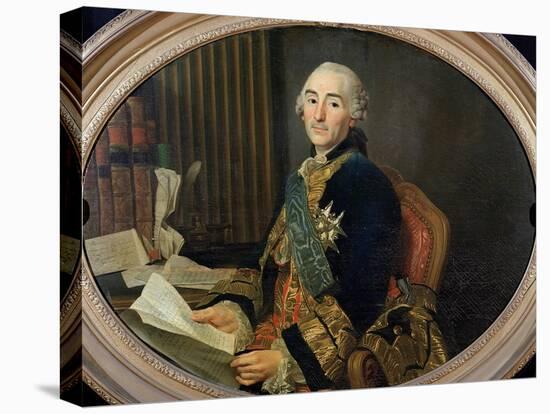 Cesar-Gabriel De Choiseul-Chevigny (1712-85) Duc De Praslin, 1763-Alexander Roslin-Premier Image Canvas