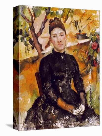 Cezanne: Mme Cezanne, 1890-Paul Cézanne-Premier Image Canvas