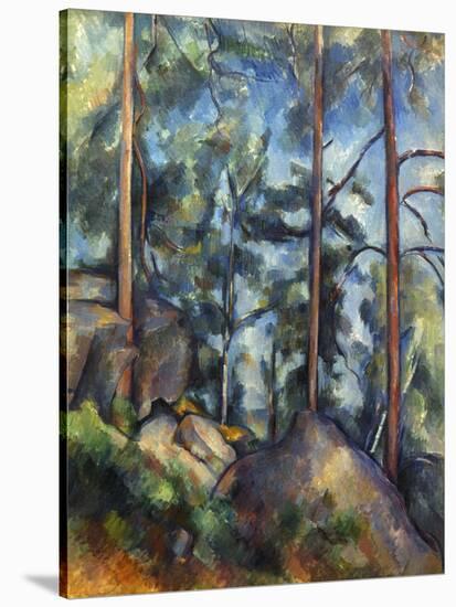 Cezanne: Pines, 1896-99-Paul Cézanne-Stretched Canvas