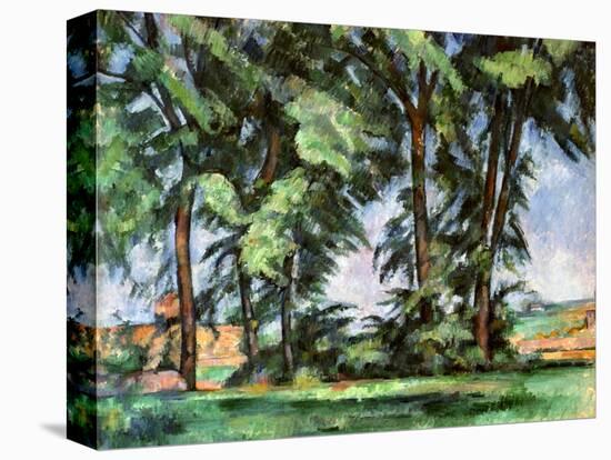 Cezanne: Trees, C1885-87-Paul Cézanne-Premier Image Canvas