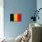 Chad Flag Design with Wood Patterning - Flags of the World Series-Philippe Hugonnard-Stretched Canvas displayed on a wall