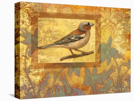 Chaffinch on Golden Background-Maria Rytova-Premier Image Canvas