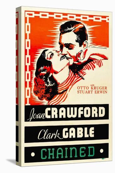 Chained, Joan Crawford, Clark Gable, 1934-null-Stretched Canvas