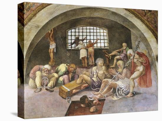 Chained Prisoners, Fresco-Giulio Romano-Premier Image Canvas