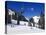 Chair Lift Carries Skiers at Alta, Alta Ski Resort, Salt Lake City, Utah, USA-Kober Christian-Premier Image Canvas