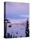 Chair Lift in the Early Morning, 2010 Winter Olympic Games Site, Whistler, British Columbia, Canada-Aaron McCoy-Premier Image Canvas
