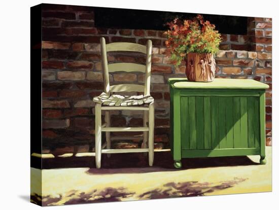 Chair on Sally's Patio-Helen J. Vaughn-Premier Image Canvas