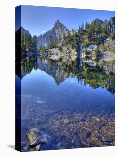 Chair Peak, Gem Lake, Alpine Lakes Wilderness, Washington, Usa-Jamie & Judy Wild-Premier Image Canvas