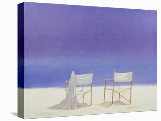 Chairs on the Beach, 1995-Lincoln Seligman-Premier Image Canvas
