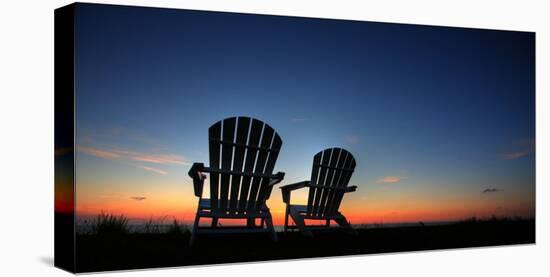 Chairs Sunset-Dale MacMillan-Stretched Canvas