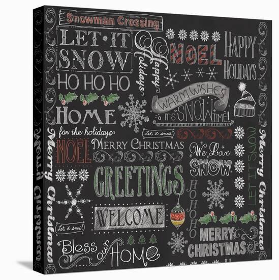 Chalk Christmas Patt-Fiona Stokes-Gilbert-Premier Image Canvas