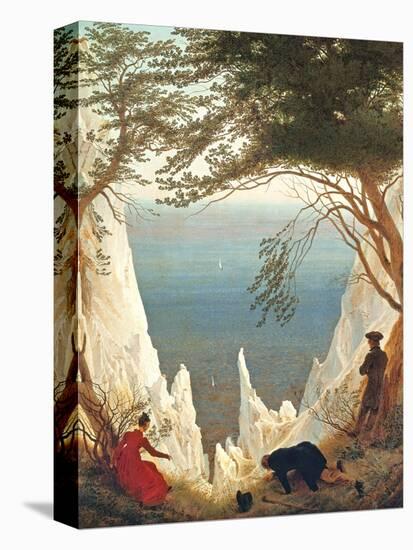 Chalk Cliffs on Rugen, C.1818-Caspar David Friedrich-Premier Image Canvas