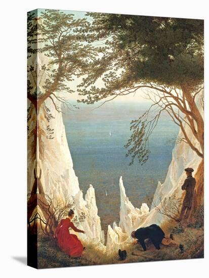 Chalk Cliffs on Rugen, C.1818-Caspar David Friedrich-Premier Image Canvas