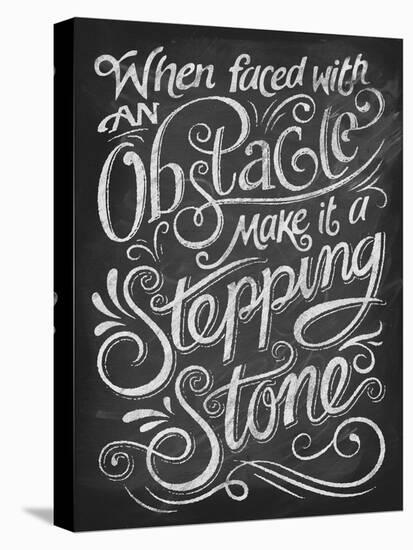 Chalk Stepping Stone-Dorothea Taylor-Stretched Canvas