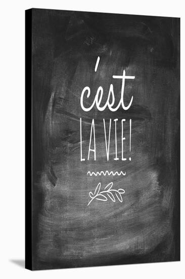 Chalk Type - La Vie-Stephanie Monahan-Stretched Canvas