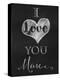 Chalkboard I Love You More-Tina Lavoie-Premier Image Canvas