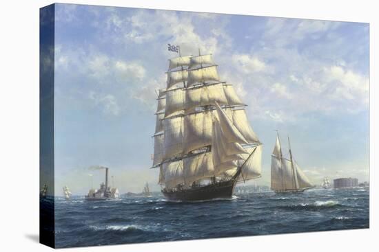 Challenge, Leaving New York-Roy Cross-Stretched Canvas