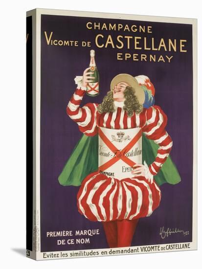 Champagne Castellane French Advertising Poster-null-Premier Image Canvas