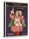 Champagne Castellane French Advertising Poster-null-Premier Image Canvas