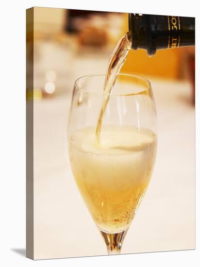 Champagne Flute with Gosset Grand Reserve Champagne, Restaurant Les Berceaux, Patrick Michelon-Per Karlsson-Premier Image Canvas