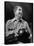 Champion Bowler Andy Varipapa Demonstrating How to Hold a Bowling Ball-Gjon Mili-Premier Image Canvas