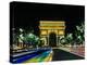 Champs Elysees and Arc de Triomphe, Paris, France-Bill Bachmann-Premier Image Canvas