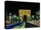 Champs Elysees and Arc de Triomphe, Paris, France-Bill Bachmann-Premier Image Canvas