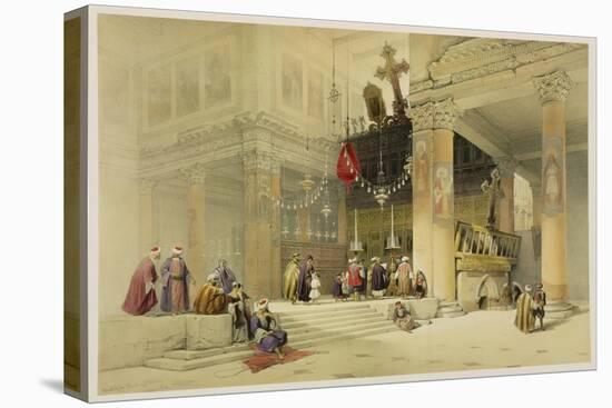 Chancel of the Church of St. Helena, Plate 87 from Volume II of "The Holy Land"-David Roberts-Premier Image Canvas