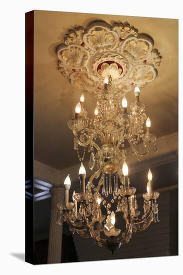 Chandelier in the Lobby a Hotel, San Francisco, California-Susan Pease-Premier Image Canvas