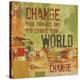 Change your Thoughts and You Change your World-Irena Orlov-Stretched Canvas