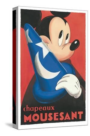 Chapeaux Mousesant' Stretched Canvas Print | Art.com