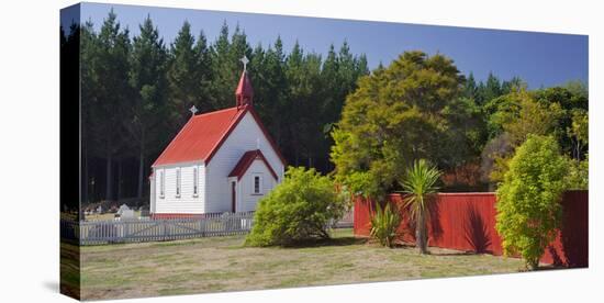 Chapel at the State Highway Number 1, Lake Taupo, Waikato, North Island, New Zealand-Rainer Mirau-Premier Image Canvas