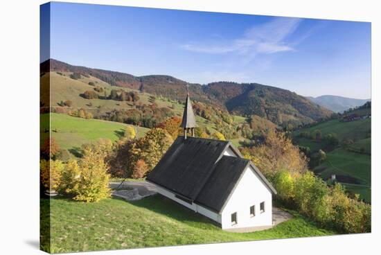 chapel close Wieden, Black Forest, Baden-Wurttemberg, Germany-Markus Lange-Stretched Canvas